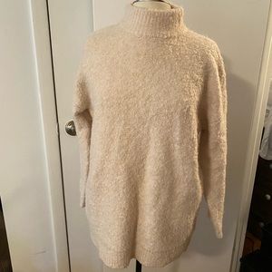 Fuzzy cream knit sweater, Universal Thread